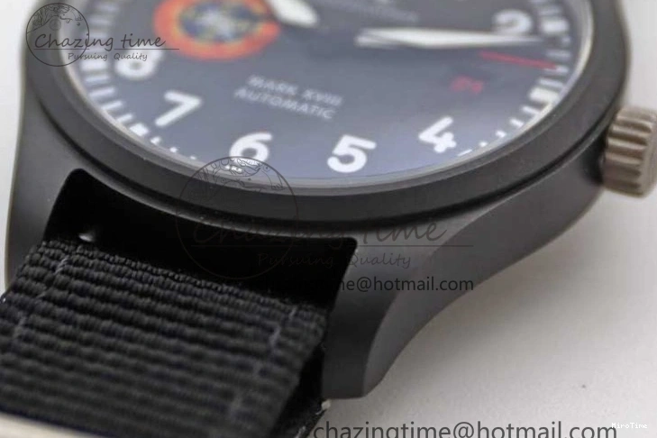 MIROTIME 0407 Mark XVIII ‘TOPGUN SFTI’ Ceramic M+F Best Edition Black Dial on Black Nylon Strap A MultiPurpose 7047